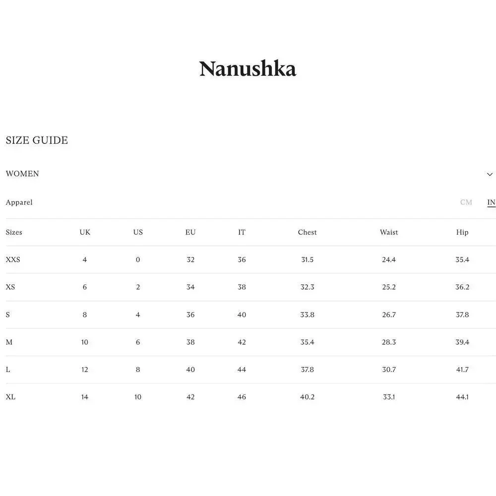 Nanushka Sally Denim Creme Midi Dress XS - Picture 13 of 13
